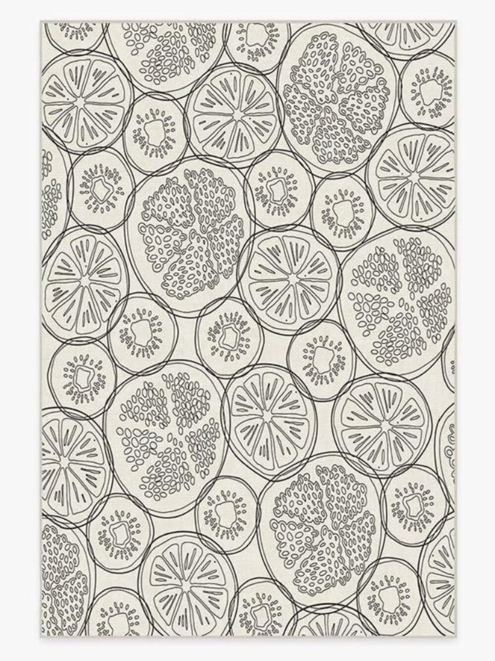 Ruggable rug - cover only - 3x5 - fruit punch blackberry